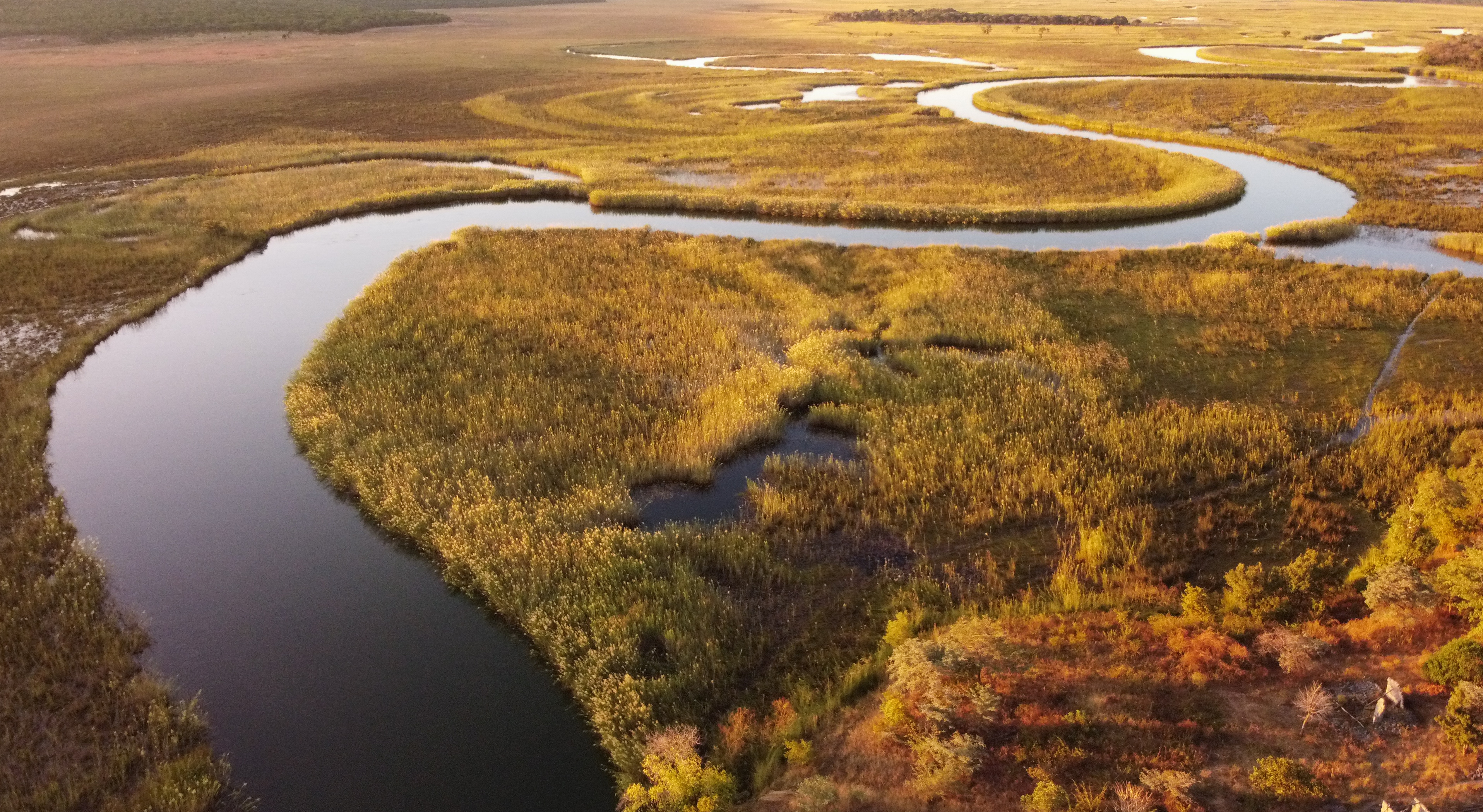 River winding through Peatlands.